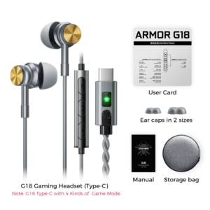 PLEXTONE G18 Type-C Gaming Earphone